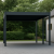 Carport ECO – widok całości przy budynku