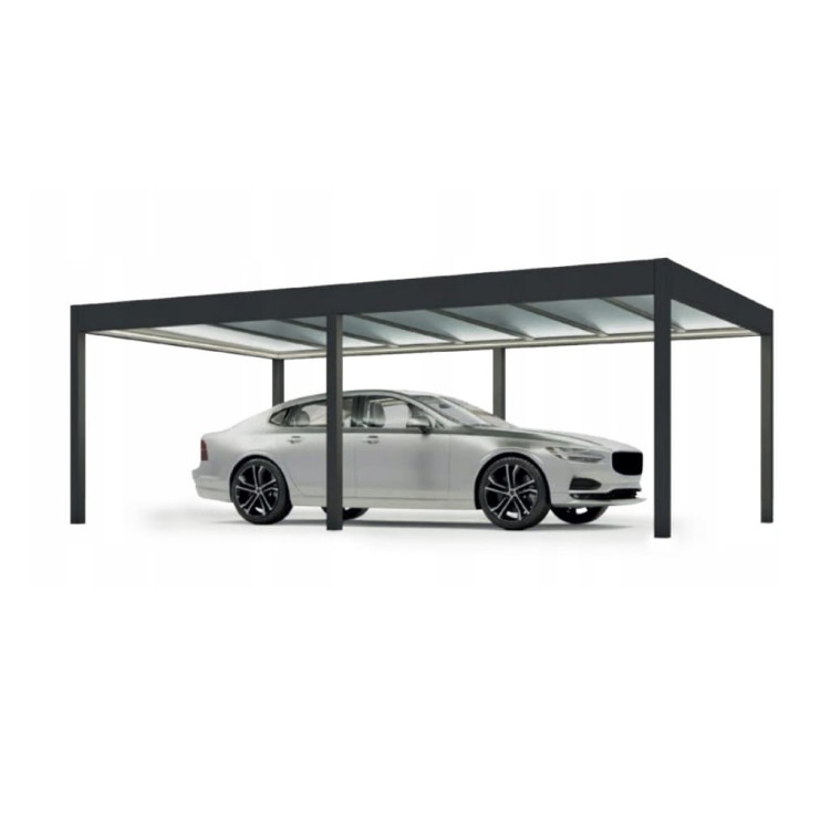 Carport ECO – dach z paneli PIR i oświetlenie LED