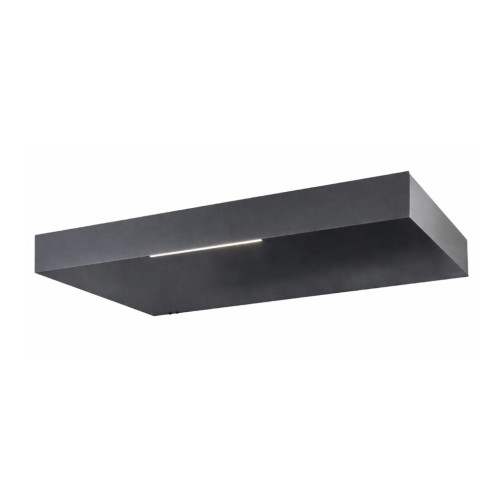 Daszek Line aluminiowy – minimalistyczne zadaszenie nad drzwi z profilem LED